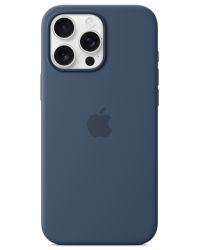 Apple Etui do iPhone 16 Pro Max Silicone MagSafe - Denim - zdjęcie 1