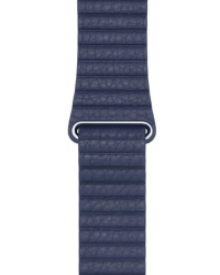 923-00708 Apple pasek Apple Watch 41mm z karbowanej skóry w kolorze nocnego błękitu - rozmiar L - zdjęcie 2