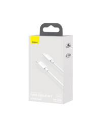 Przewód Baseus 2-Pack TYPE-C TO Lightning PD20W/2.4A 150cm - biały - zdjęcie 6