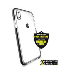 Etui do iPhone X PURO Impact Pro Flex Shield - czarne  - zdjęcie 1