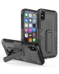 Etui do iPhone X/Xs Zizo Heavy Duty Armor Case - czarne - zdjęcie 1