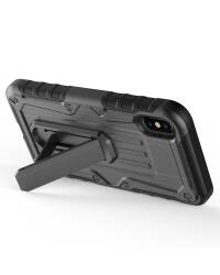 Etui do iPhone X/Xs Zizo Heavy Duty Armor Case - czarne - zdjęcie 4