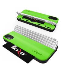 Etui do iPhone X/Xs Zizo Retro Series - zielono-czarne - zdjęcie 4