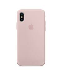 Apple Silicone Case - Silikonowe etui iPhone X (piaskowy róż) - zdjęcie 2