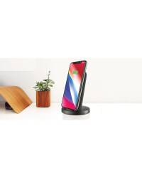 Bezprzewodowa ładowarka indukcyjna Qi do iPhone Momax Q.Dock2 Dual Coil - czarna - zdjęcie 2