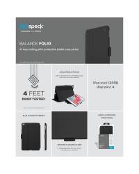 Etui do iPad mini 4/5 Speck Balance Folio czarne - zdjęcie 5