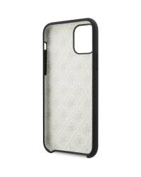 Etui do iPhone 11 Guess Silicone 4G czarne - zdjęcie 3