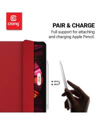 Etui iPad Pro 11 do Crong FlexFolio - czerwone - zdjęcie 2