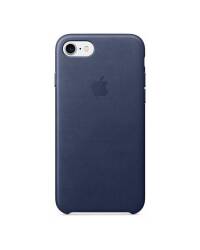 Etui iPhone 7/8 Apple Leather Case - nocny błękit - zdjęcie 1
