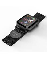 Pasek do Apple Watch 38/40/41 mm SuperDry Milano - czarny  - zdjęcie 3