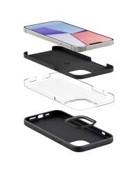 Etui iPhone 13 Pro Max Spigen Silicone Fit - Czarne - zdjęcie 3