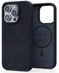 8720574621938 Etui iPhone 15 Pro Njord Salmon Leather MG black Rzeszów - zdjęcie 2