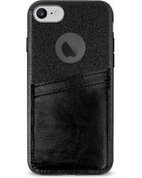Etui do iPhone 7/8 Puro Shine Pocket - Czarne  - zdjęcie 2