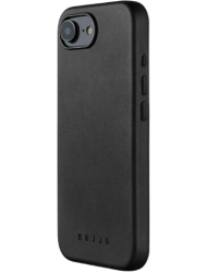 Etui do iPhone 16e Mujjo Full Leather MagSafe czarne - zdjęcie 1