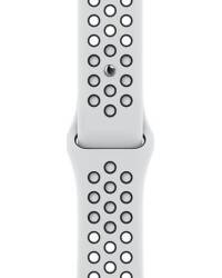 Apple Watch Nike SE 40mm aluminium w kolorze srebrnym z paskiem w kolorze czystej platyny/czarnym - zdjęcie 3