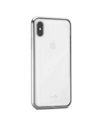 Etui do iPhone X/Xs Moshi Vitros - srebrne - zdjęcie 4