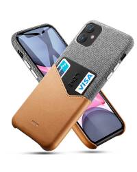 Etui do iPhone 11 ESR Metro Wallet-brązowe - zdjęcie 1