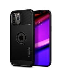 Etui do iPhone 12/12 PRO Spigen Rugged Armor - czarne - zdjęcie 1