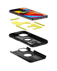 Etui do iPhone 12/12 PRO Spigen Touch Armor - czarne  - zdjęcie 4