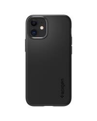 Etui do iPhone 12 mini Spigen Thin Fit - czarne - zdjęcie 2