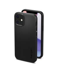 Etui do iPhone 12 mini Spigen Thin Fit - czarne - zdjęcie 5