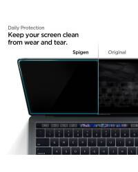 Szkło hartowane do Macbook Air 13 2018-2020 Spigen Glass FC czarne - zdjęcie 3