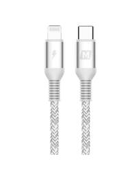 Kabel do iPhone/iPad USB-C/Lightning Momax Elite Link 1.2m - srebrny - zdjęcie 1