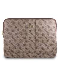 Etui na Macbooka Air/Pro 13 Guess 4G Uptown Computer Sleeve - brązowe - zdjęcie 1