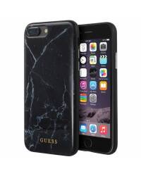 Guess Marble - Etui iPhone 8 Plus / 7 Plus (czarny) - zdjęcie 1