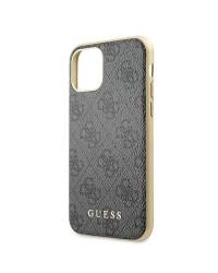 Etui do iPhone 11 Pro Guess 4G Charms Collection - szary  - zdjęcie 3