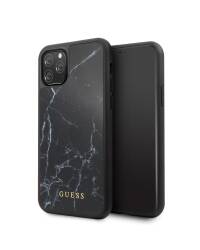 Etui do iPhone 11 Pro Guess Marble czarne - zdjęcie 1