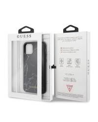 Etui do iPhone 11 Pro Guess Marble czarne - zdjęcie 5