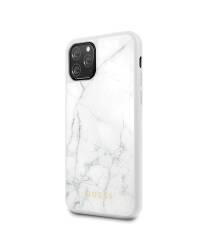 Etui do iPhone 11 Pro Guess Marble białe - zdjęcie 2