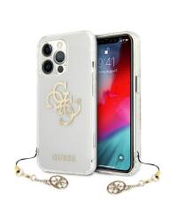 Etui do iPhone 13 Pro Guess 4G Big Logo Charm Gold - złoty charms - zdjęcie 1