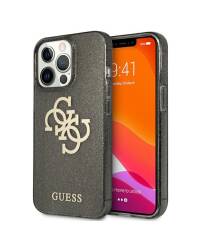 Etui do iPhone 13 Pro Guess Glitter 4G Big Logo - czarny - zdjęcie 1