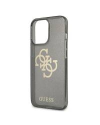 Etui do iPhone 13 Pro Guess Glitter 4G Big Logo - czarny - zdjęcie 6