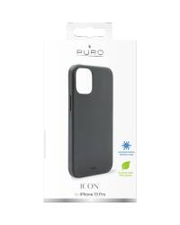 Etui do iPhone 13 Pro PURO ICON Anti-Microbial Cover z ochroną antybakteryjną czarne - zdjęcie 6