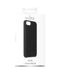 Etui do iPhone 6/6s/7/8/SE 2020 PURO ICON Cover - czarne  - zdjęcie 3
