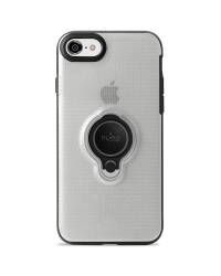 Etui do iPhone 7/8/SE 2020 PURO Magnet Ring Cover - przezroczyste  - zdjęcie 2