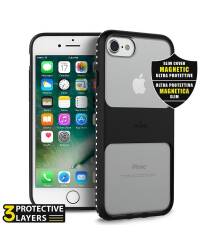 Etui do iPhone 6/6s/7/8/SE 2020 PURO Impact Pro Magnet Shield - czarne  - zdjęcie 1