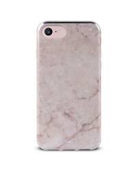 Etui do iPhone 6/6s/7/8/SE 2020 PURO Marble Cover - różowe  - zdjęcie 2