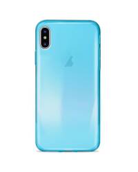 PURO 0.3 Nude - Etui iPhone X (Fluo Blue) - zdjęcie 2