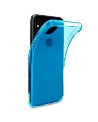 PURO 0.3 Nude - Etui iPhone X (Fluo Blue) - zdjęcie 4