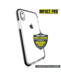 Etui do iPhone XR PURO Impact Pro Flex Shield - czarne  - zdjęcie 1
