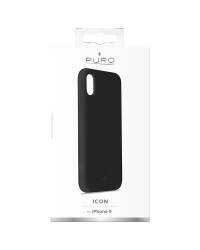 Etui do iPhone XR Puro Icon Cover -  czarne - zdjęcie 3