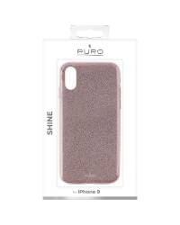 Etui do iPhone XR PURO Glitter Shine Cover - różowo złote - zdjęcie 2