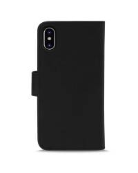 Etui do iPhone X / Xs PURO Wallet Detachable - czarne  - zdjęcie 3