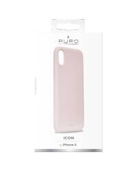 Etui do iPhone X PURO ICON Cover - różowe  - zdjęcie 3