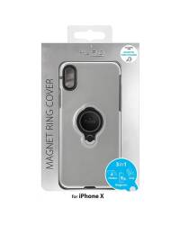 Etui do iPhone X/Xs PURO Magnet Ring Cover - przezroczyste - zdjęcie 4