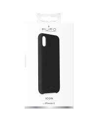 Etui do iPhone X PURO ICON Cover - czarne - zdjęcie 3